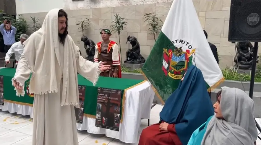 La pasión de muerte de Jesuscristo en Paucarpata